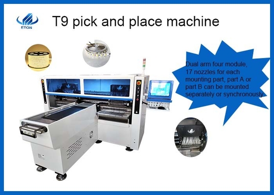 0.5mm Components Pick And Place Machine Vacuum Adsorption With 68 Heads