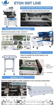 smt placement machine Smt Pick And Place Machine PCB 5mm 45000CPH For Capacitors