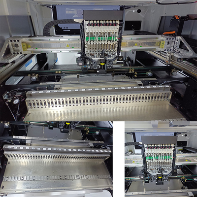 Double Module SMT Pick Place Machine High Precision Double Board 80000cph