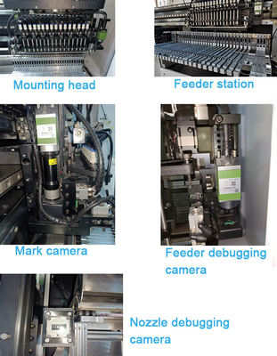 3528 / 5050 LED Chip SMD Mounting Machine 180000CPH For LED Tube / Strip Light