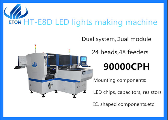 4 sets camera work high precision 90000 CPH LED lights mounting machine