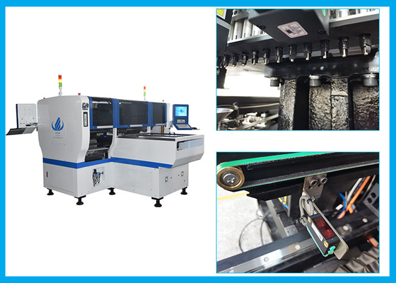 1.2m guide rail two-way transmission 90000cph LED lights SMT mounting machine