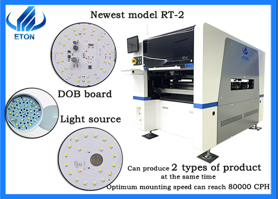 20 Nozzles SMT Mounting Machine Double Module Two Rails PCB SMT Assembly Machine