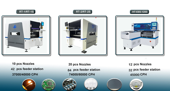 Sinlge module 28 pcs feeder station wide use pick and place machine