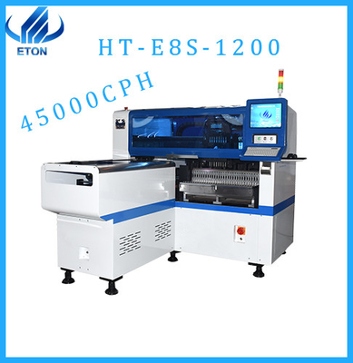 45000CPH LED Mounting Machine 28 Feeders 12 Head Pick And Place Machine