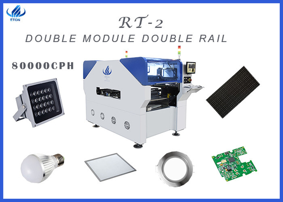 LED Bulb DOB Bulb LED Light Pick And Place Machine Double Module Double Rail 80000CPH