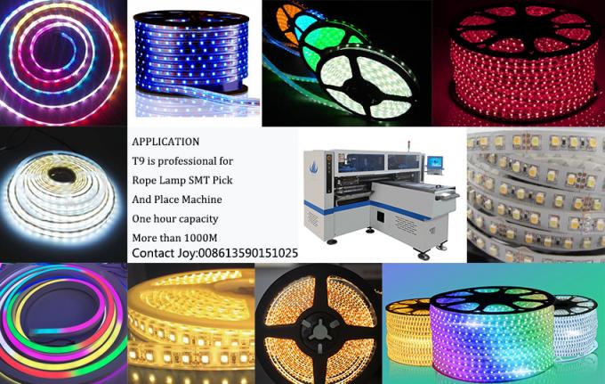Led Rope Light Making Machine Rope Lamp PCB Mounting Machine 100m Nonstop LED Strip Light Making Machine
